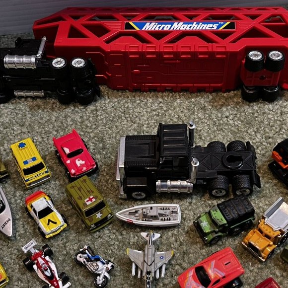 46 Lot 1988 Vintage Micro Machines Big Rig Hauler Car Carrier, Cars, Motorcycles - Picture 4 of 4